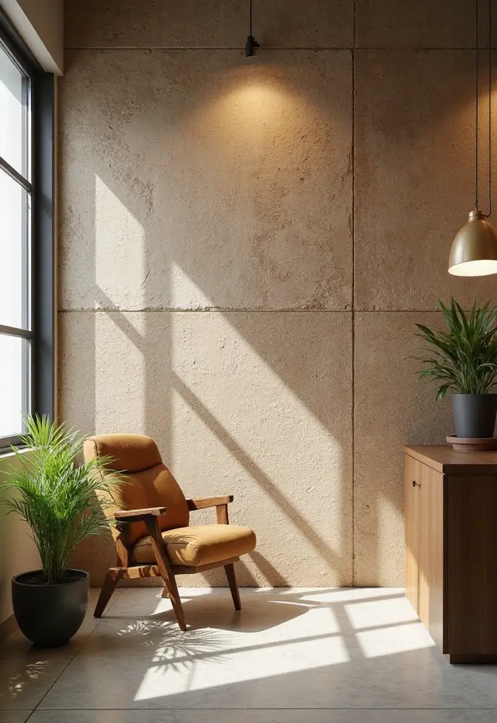 30+ Office Wallpaper Ideas You’ll Want to Try 23 30 Office Wallpaper Ideas Youll Want to Try 23. Earthy Textures Meets Modern Design