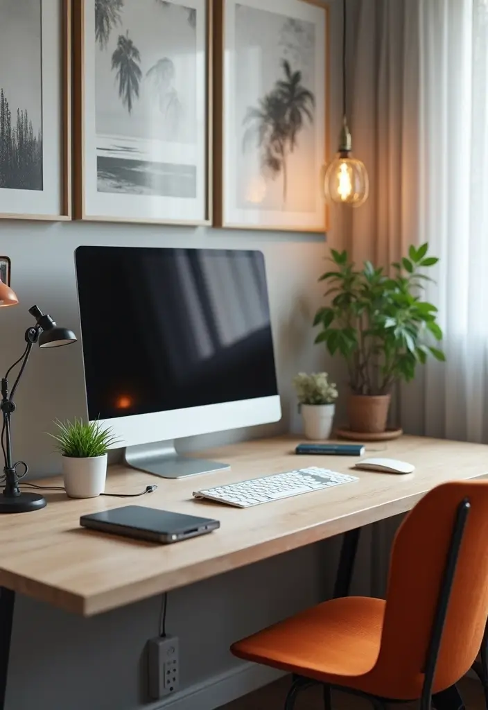 30+ Shared Home Office Ideas That Work for Two 11 30 Shared Home Office Ideas That Work for Two 11. Tech Friendly Workspaces