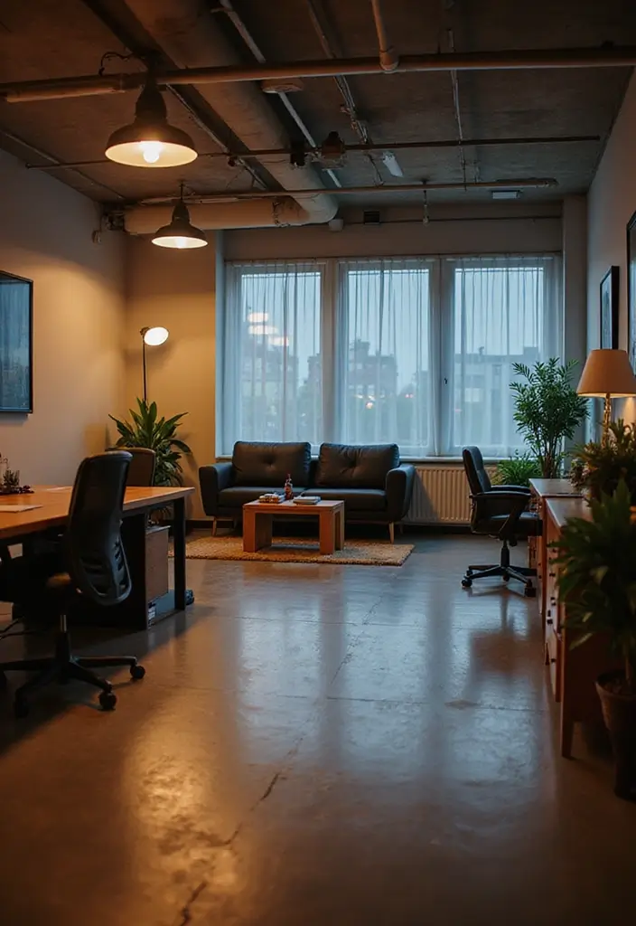 30+ Shared Home Office Ideas That Work for Two 18 30 Shared Home Office Ideas That Work for Two 18. Ambient Lighting