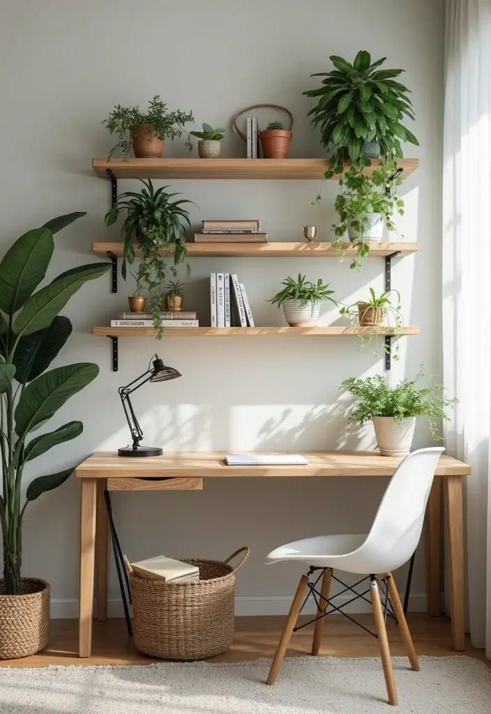 30+ Shared Home Office Ideas That Work for Two 2 30 Shared Home Office Ideas That Work for Two 2. Floating Shelves for Storage