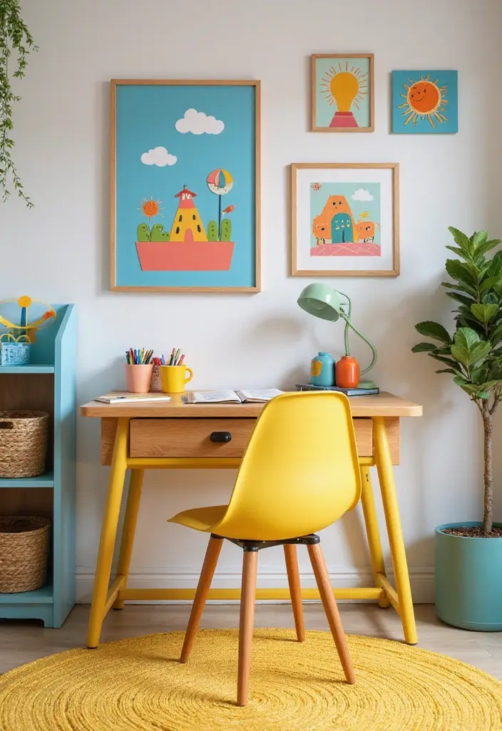 30 Toca Boca Office Ideas That Spark Creativity 1. Toca Boca Colorful Desk Setup