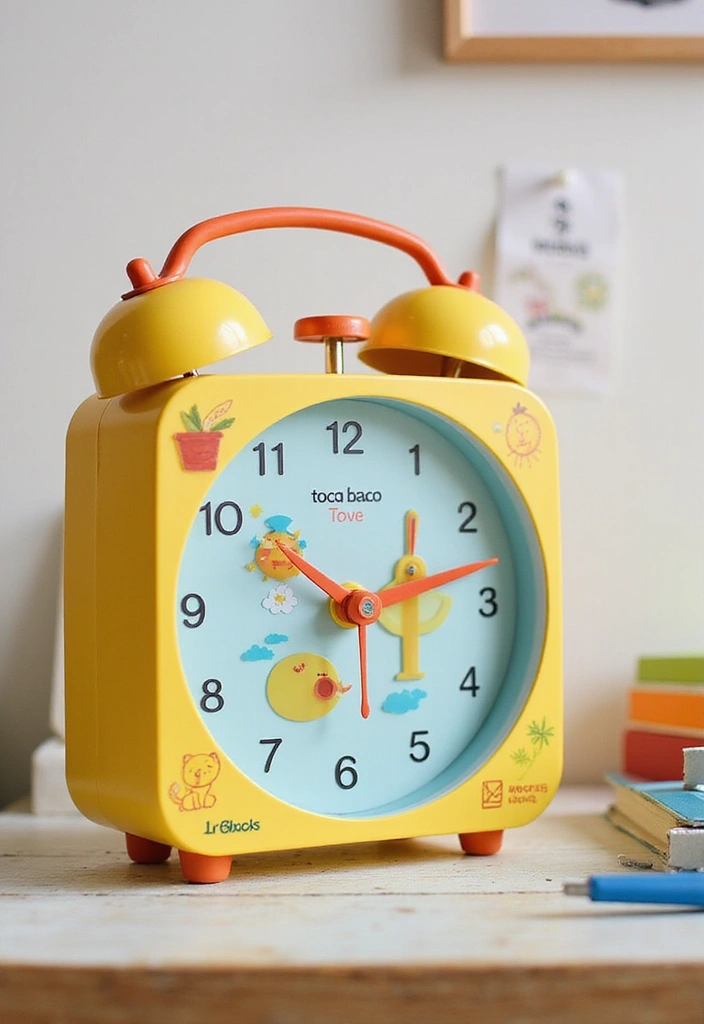 30 Toca Boca Office Ideas That Spark Creativity 11. Toca Boca Inspired Clock