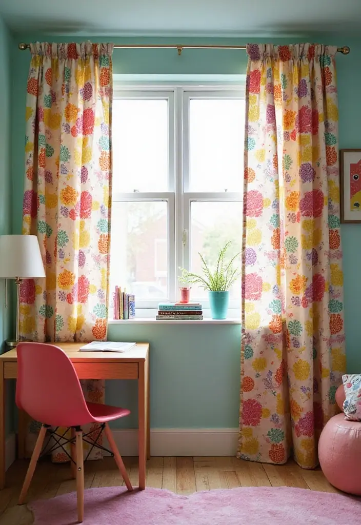 30 Toca Boca Office Ideas That Spark Creativity 14. Toca Boca Themed Curtains