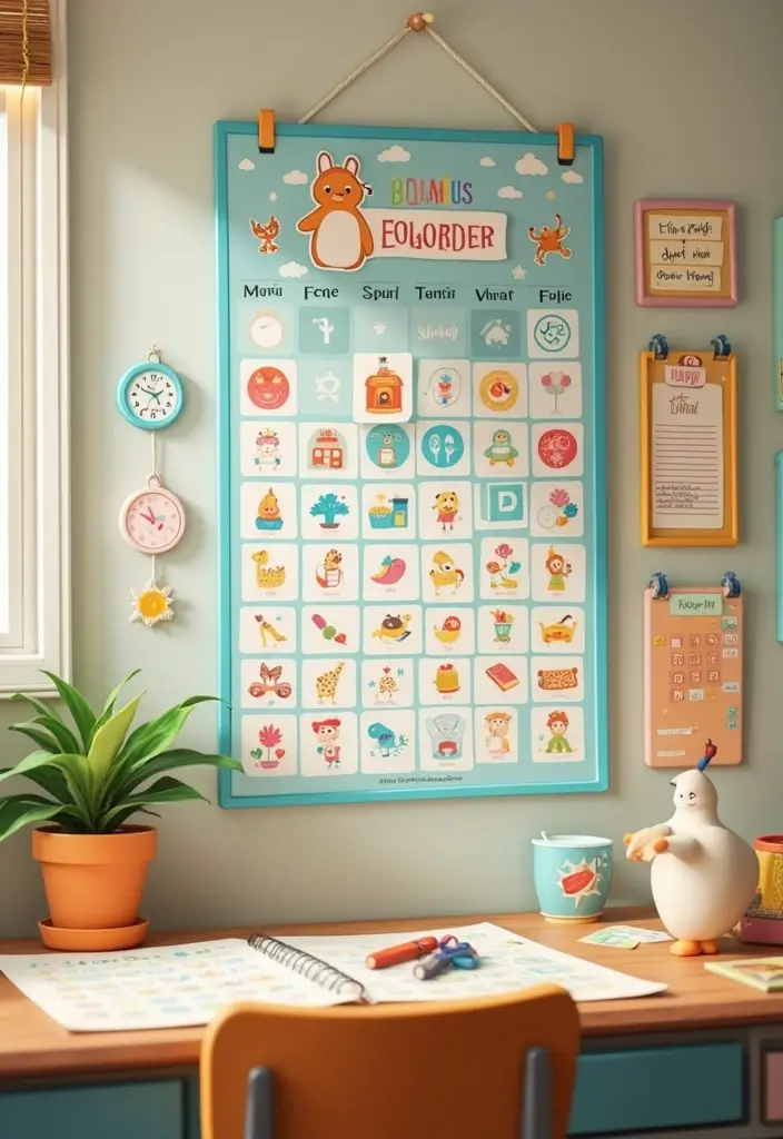 30 Toca Boca Office Ideas That Spark Creativity 28. Toca Boca Themed Calendar