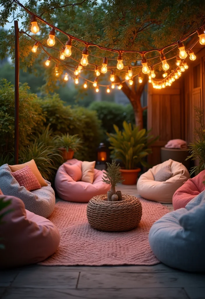 12 Backyard Movie Night Ideas for Fun Cozy Outdoor Evenings 1. Create a Cozy Seating Area