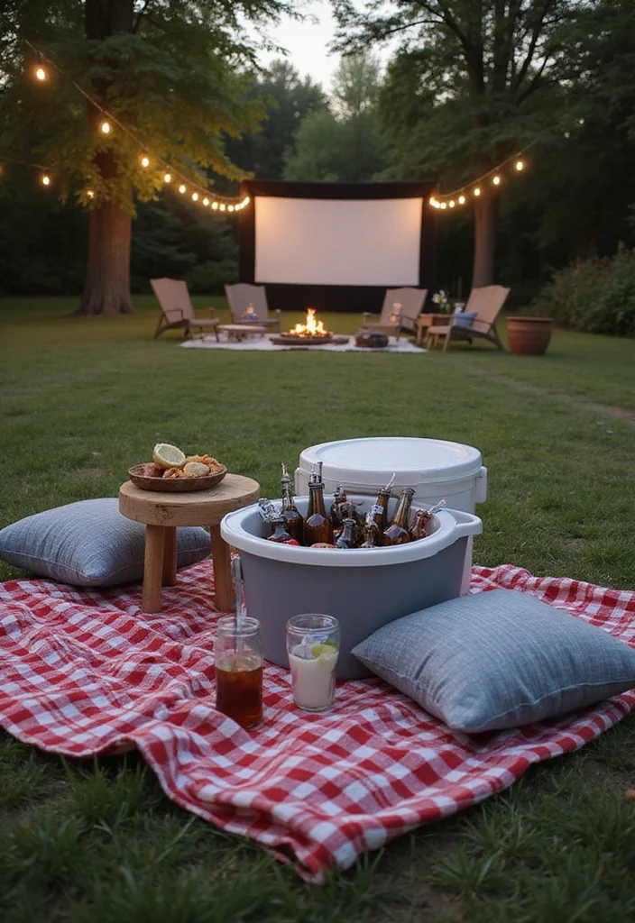 12 Backyard Movie Night Ideas for Fun Cozy Outdoor Evenings 12. Dont Forget the Essentials