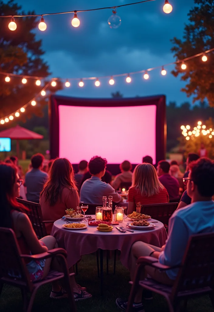 12 Backyard Movie Night Ideas for Fun Cozy Outdoor Evenings 6. Create Themed Movie Nights