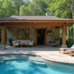 12 Backyard Pool House Ideas for Convenient Comfortable Hosting