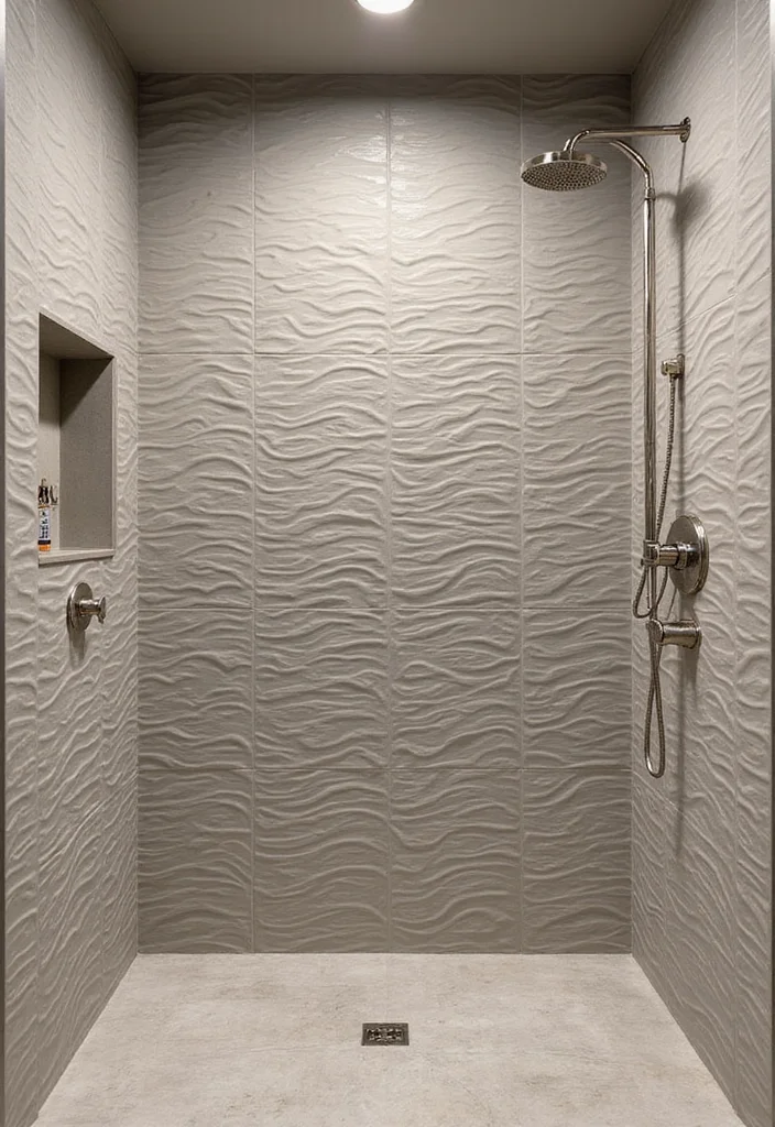 12 Bathroom Shower Tile Ideas for Spa-Like Stylish Spaces 111 12 Bathroom Shower Tile Ideas for Spa Like Stylish Spaces 11. Textured Tiles for Depth