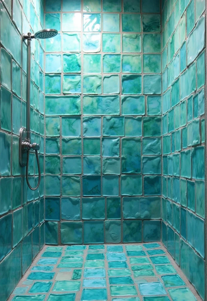 12 Bathroom Shower Tile Ideas for Spa-Like Stylish Spaces 12 12 Bathroom Shower Tile Ideas for Spa Like Stylish Spaces 2. Recycled Glass Tiles