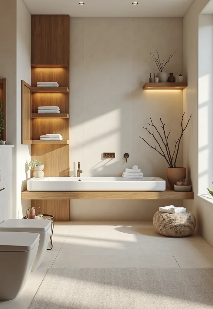 12 Bathroom Storage Ideas for Organized Easy Daily Living 12. Create a Spa Like Environment with Elegant Solutions