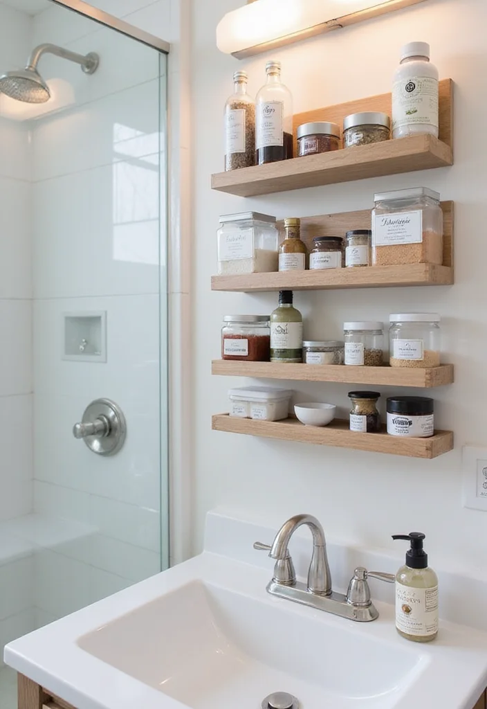 12 Bathroom Storage Ideas for Organized Easy Daily Living 4. Magnetic Spice Racks for Small Items