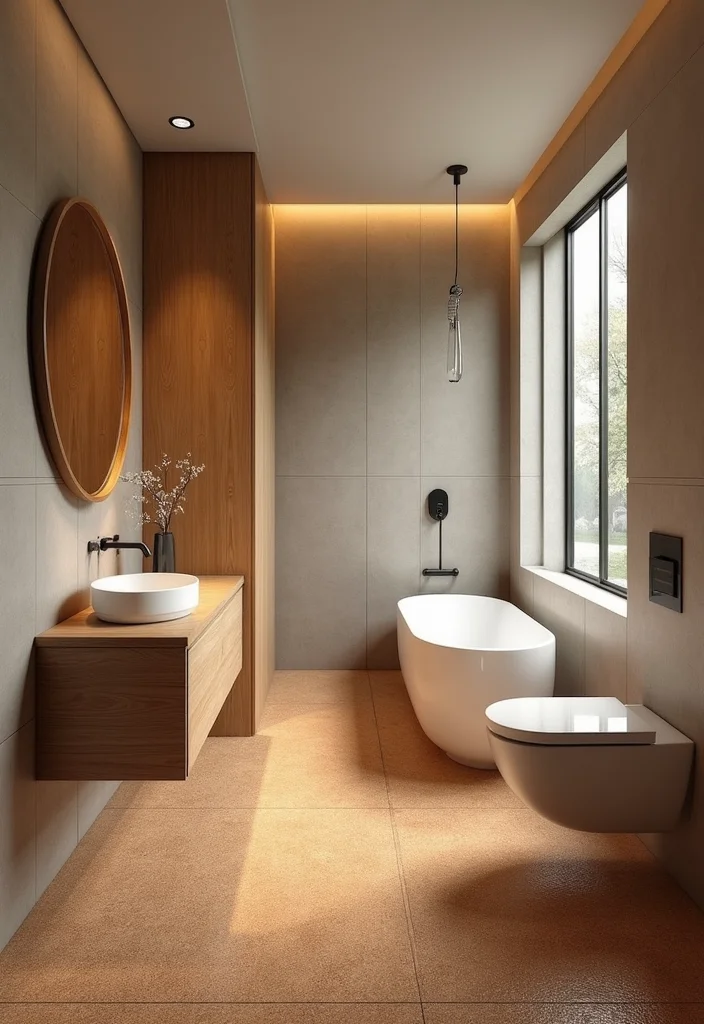 12 Bathroom Tiling Ideas for Clean Modern Patterned Designs 9. Cork Tiles