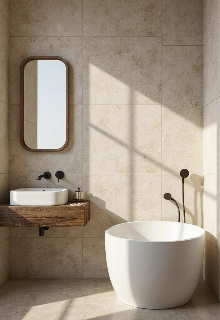 12 Bathroom Wallpaper Ideas for Pattern Texture and Personality 12. Sustainable Innovations