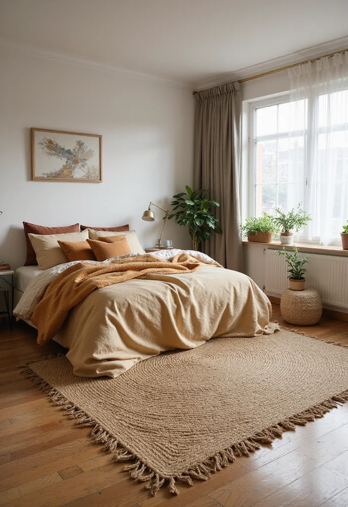 12 Bedroom Rug Ideas for Soft Warm Grounding Texture 1 12 Bedroom Rug Ideas for Soft Warm Grounding Texture 1. Natural Fiber Rugs