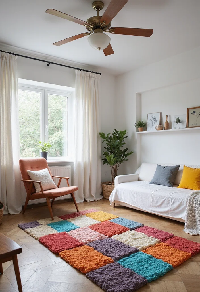 12 Bedroom Rug Ideas for Soft Warm Grounding Texture 34 12 Bedroom Rug Ideas for Soft Warm Grounding Texture 4. Recycled Material Rugs