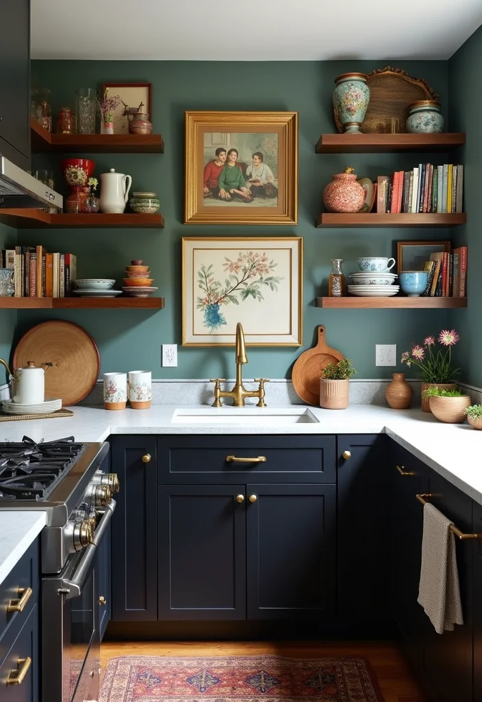 12 Black Kitchen Cabinets Ideas for Bold Sophisticated Contrast 12. Personal Touches