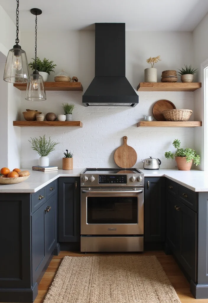 12 Black Kitchen Cabinets Ideas for Bold Sophisticated Contrast 2. Modern Elegance