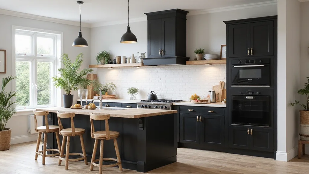 12 Black Kitchen Cabinets Ideas for Bold Sophisticated Contrast