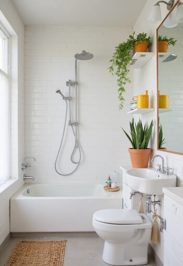 12 Colourful Bathroom Ideas for Bright Cheerful Vibrant Style 3. Bright Fixtures