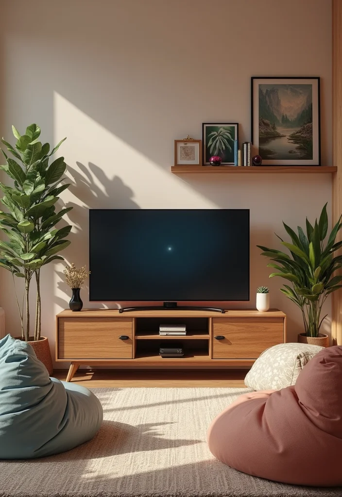 12 Corner Ideas for Living Room for Practical Cozy Use 8. Game Corner Fun