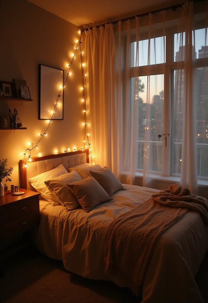 12 Country Bedroom Ideas for Warm Traditional Rustic Comfort 9. Soft Lighting Options