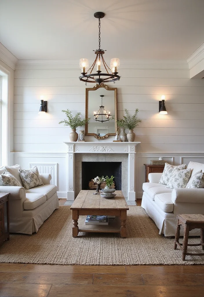 12 Country Living Room Ideas for Warm Rustic Comfortable Style 111 12 Country Living Room Ideas for Warm Rustic Comfortable Style 11. Embrace the Farmhouse Style