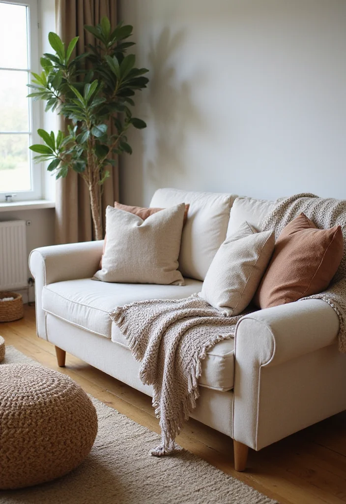 12 Country Living Room Ideas for Warm Rustic Comfortable Style 12 12 Country Living Room Ideas for Warm Rustic Comfortable Style 2. Soft Inviting Textiles