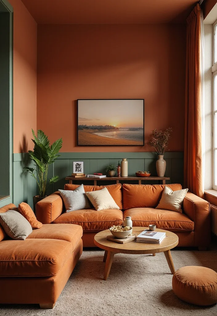 12 Country Living Room Ideas for Warm Rustic Comfortable Style 56 12 Country Living Room Ideas for Warm Rustic Comfortable Style 6. Warm Color Palettes