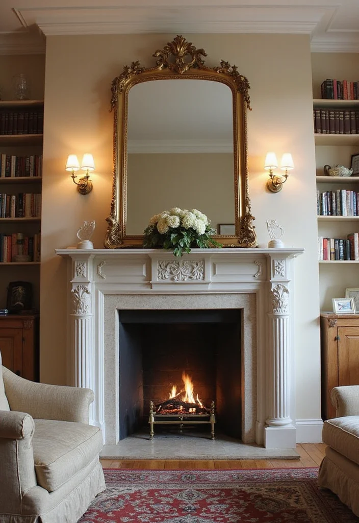 12 Formal Living Room Ideas for Elegant Classic Sophistication 111 12 Formal Living Room Ideas for Elegant Classic Sophistication 11. Classic Fireplace Focal Point