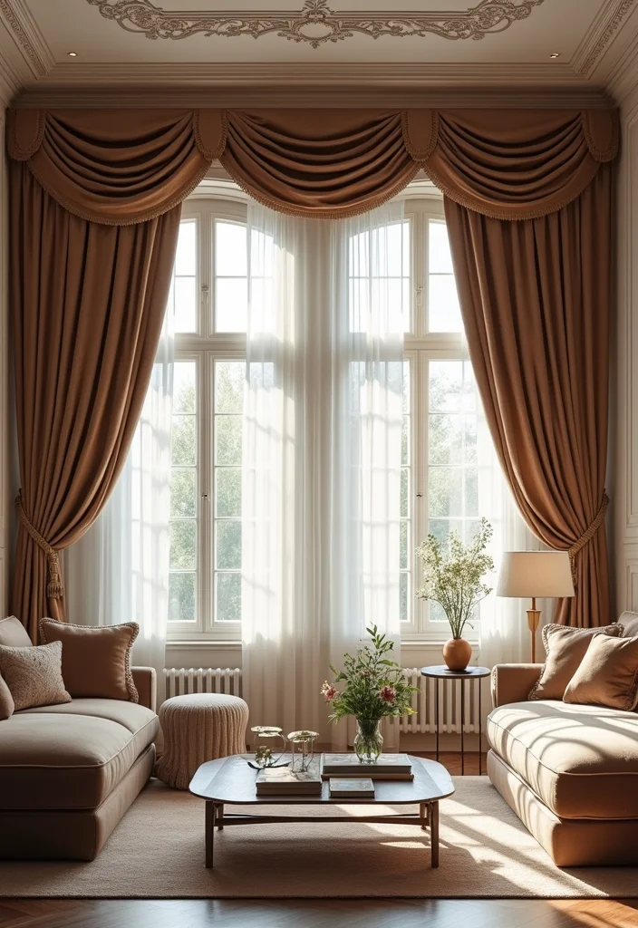 12 Formal Living Room Ideas for Elegant Classic Sophistication 67 12 Formal Living Room Ideas for Elegant Classic Sophistication 7. Opulent Draperies
