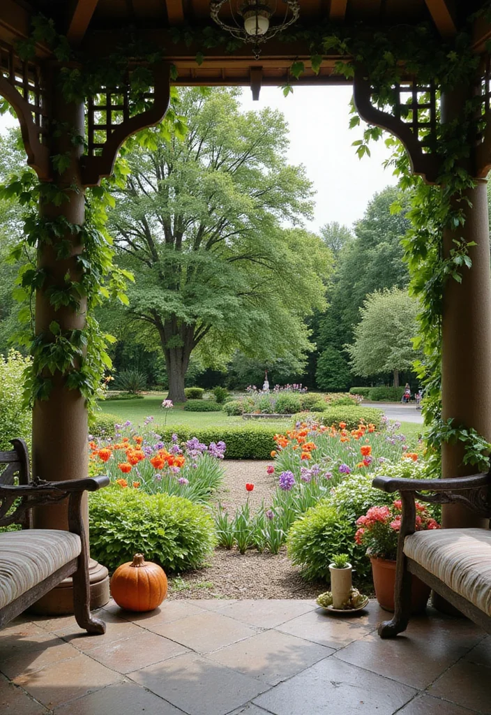 12 Gazebo Backyard Ideas for Relaxed Shaded Outdoor Living 8. Garden View Gazebo