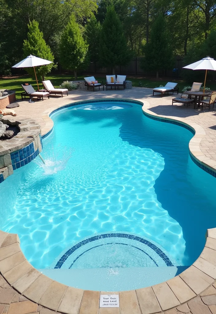 12 Inground Pool Backyard Ideas for Relaxing Resort Inspired Style 12. Family Friendly Pool Features