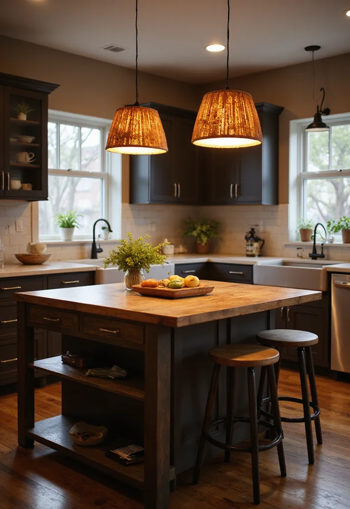 12 Island Kitchen Lighting Ideas for Bright Functional Ambience 1 12 Island Kitchen Lighting Ideas for Bright Functional Ambience 1. Eco Friendly Pendant Lights