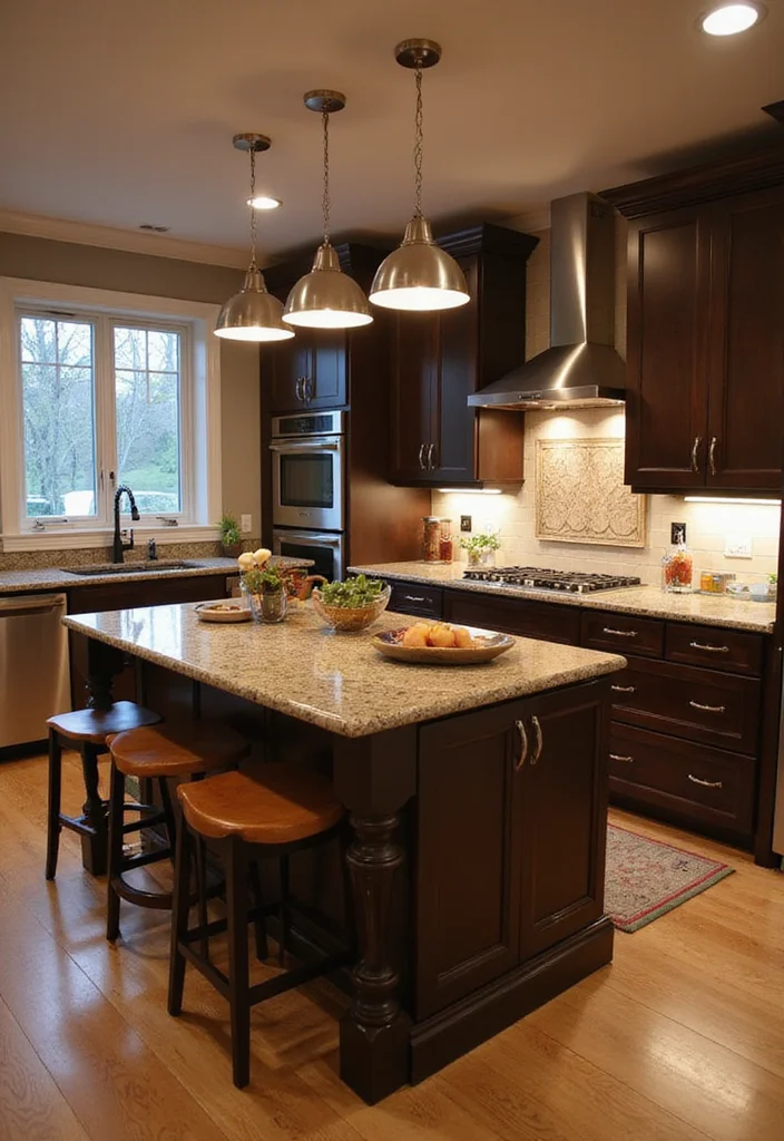 12 Island Kitchen Lighting Ideas for Bright Functional Ambience 111 12 Island Kitchen Lighting Ideas for Bright Functional Ambience 11. Multi Layered Lighting