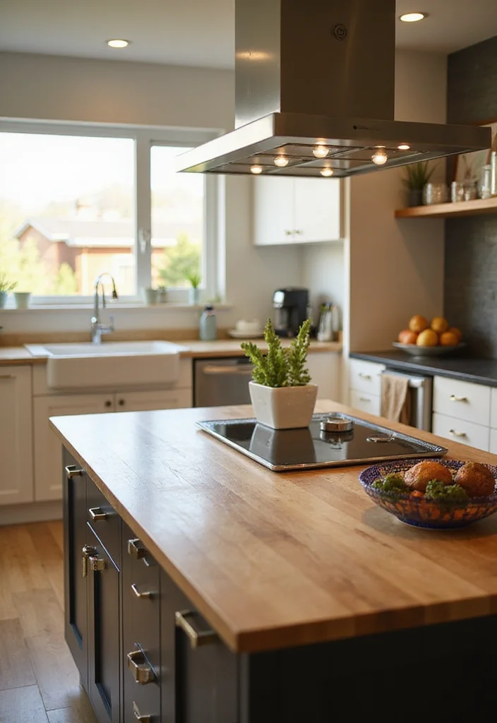 12 Island Kitchen Lighting Ideas for Bright Functional Ambience 23 12 Island Kitchen Lighting Ideas for Bright Functional Ambience 3. Solar Powered Lighting