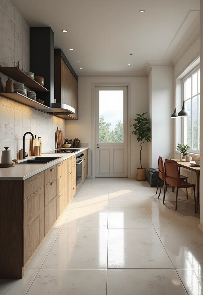 12 Kitchen Ideas Tiles for Durable Decorative Everyday Use 11. Large Format Tiles