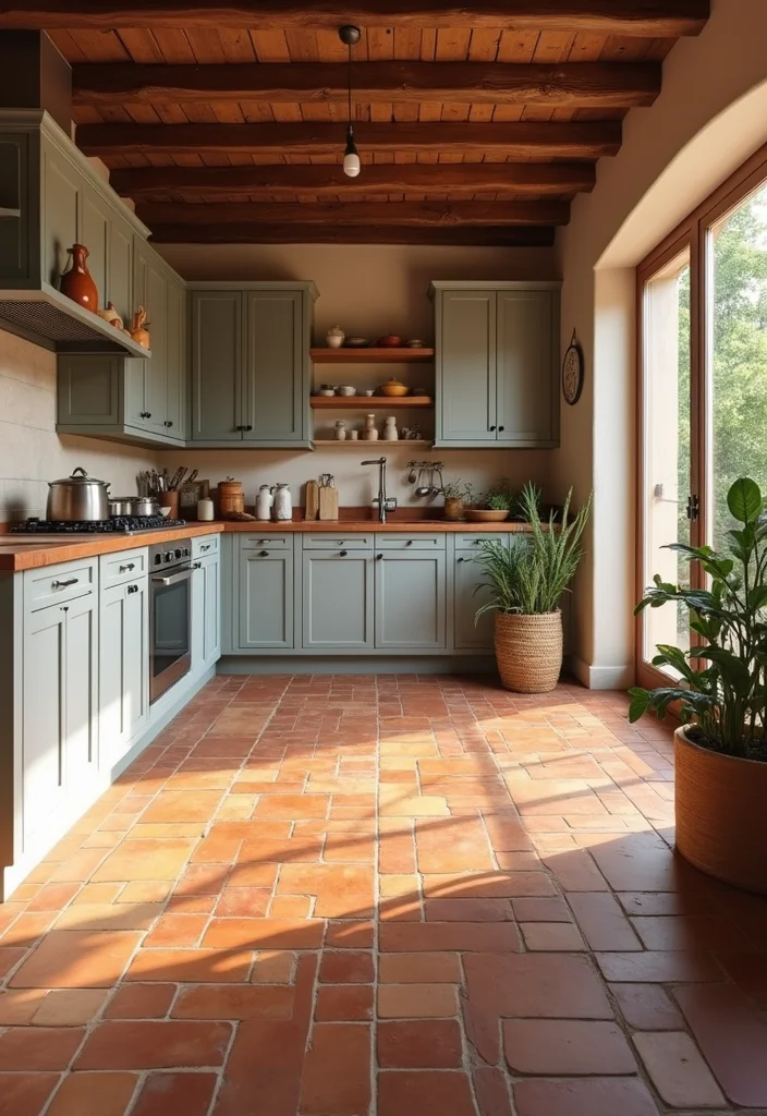 12 Kitchen Ideas Tiles for Durable Decorative Everyday Use 3. Terracotta Tiles for Warmth