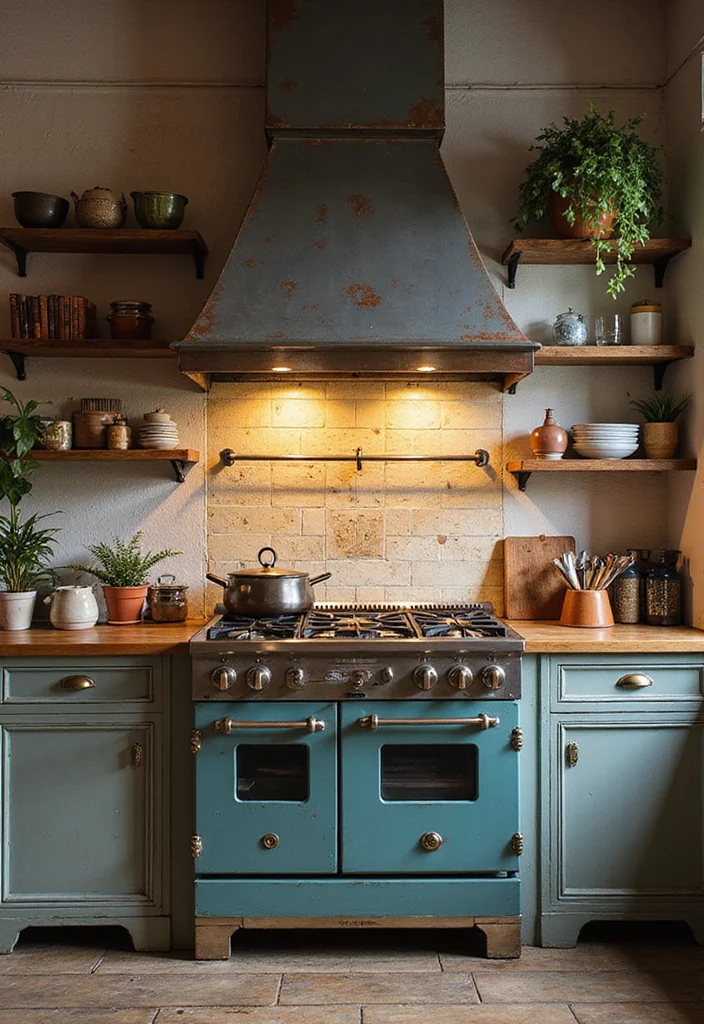 12 Kitchen Vent Hood Ideas for Clean Practical Modern Venting 78 12 Kitchen Vent Hood Ideas for Clean Practical Modern Venting 8. Vintage Metal Flair