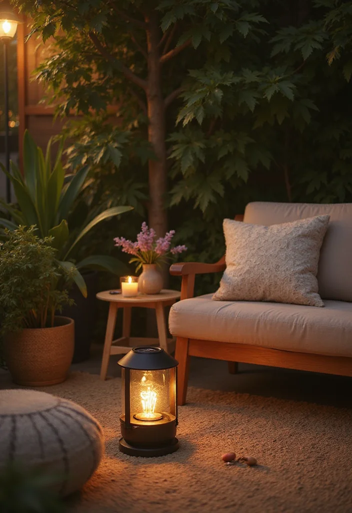 12 Lamp Ideas for Living Room for Bright Soft Ambient Light 100 12 Lamp Ideas for Living Room for Bright Soft Ambient Light 10. Solar Powered Garden Lamp