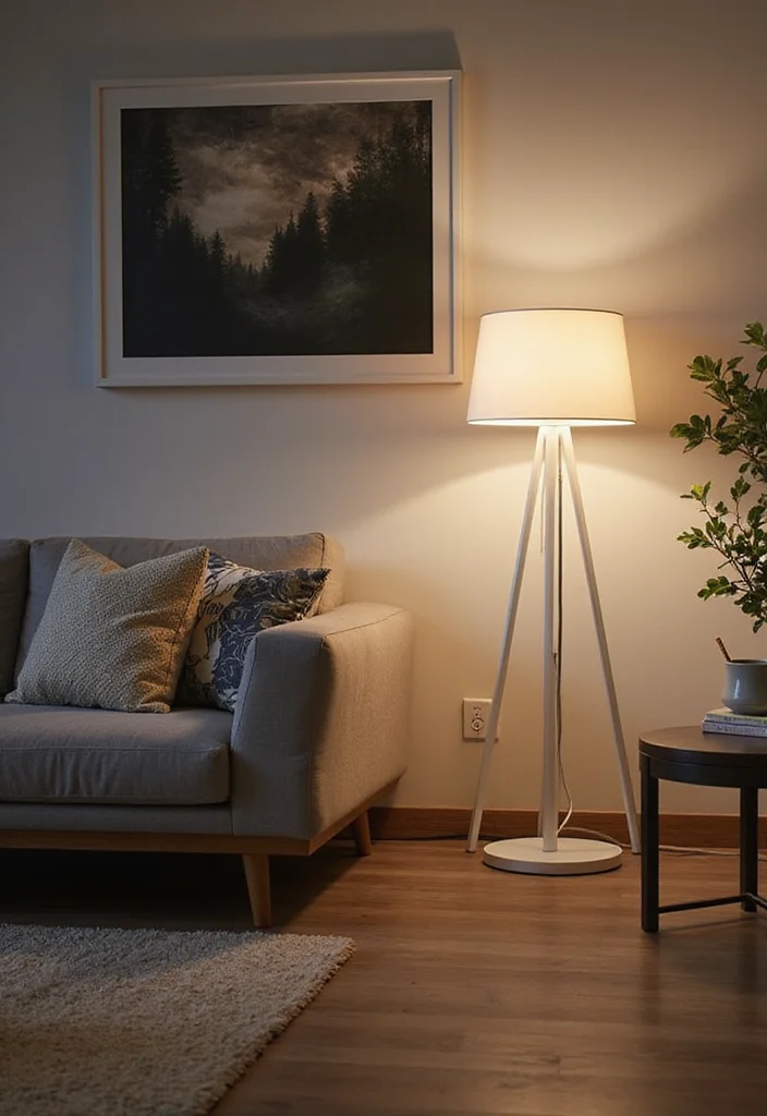 12 Lamp Ideas for Living Room for Bright Soft Ambient Light 122 12 Lamp Ideas for Living Room for Bright Soft Ambient Light 12. Multi Functional Lamp with USB Charging