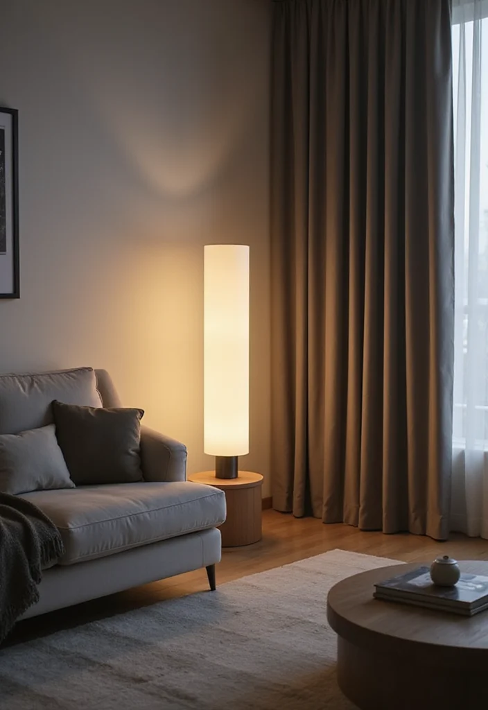 12 Lamp Ideas for Living Room for Bright Soft Ambient Light 78 12 Lamp Ideas for Living Room for Bright Soft Ambient Light 8. Smart LED Lamp