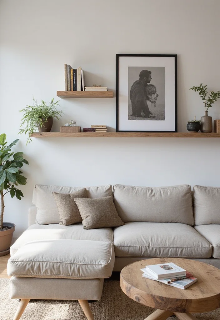 12 Living Room Bookshelf Ideas for Organized Beautiful Displays 45 12 Living Room Bookshelf Ideas for Organized Beautiful Displays 5. Floating Shelves