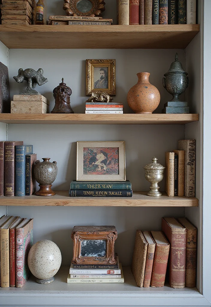 12 Living Room Bookshelf Ideas for Organized Beautiful Displays 78 12 Living Room Bookshelf Ideas for Organized Beautiful Displays 8. Artistic Arrangements