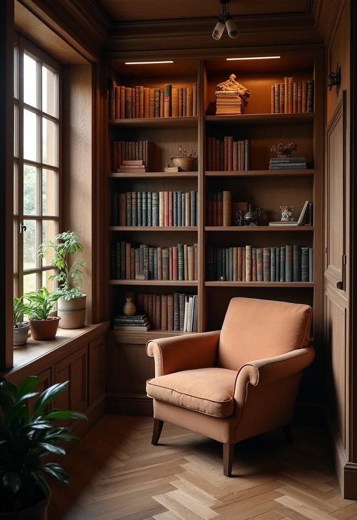 12 Living Room Bookshelf Ideas for Organized Beautiful Displays 89 12 Living Room Bookshelf Ideas for Organized Beautiful Displays 9. Cozy Nooks