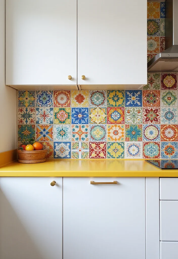 12 Modern Kitchen Backsplash Ideas for Sleek Bright Updated Style 5. Ceramic Tiles with Patterns