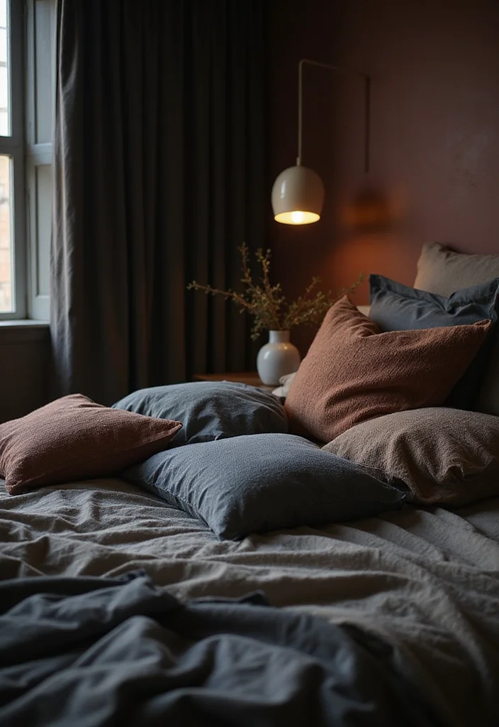 12 Moody Bedroom Ideas for Dark Cozy Relaxed Depth 1. Embrace Rich Dark Colors