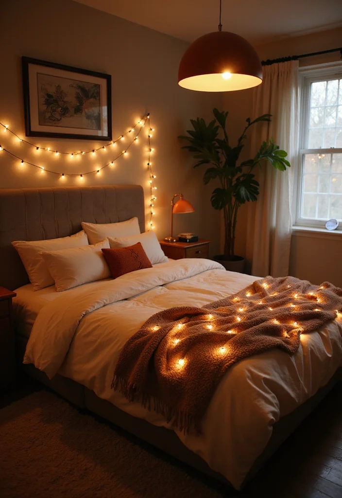 12 Simple Bedroom Decor Ideas for Easy Fresh Stylish Upgrades 23 12 Simple Bedroom Decor Ideas for Easy Fresh Stylish Upgrades 3. Statement Lighting