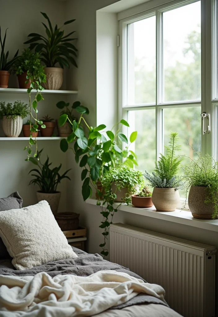 12 Simple Bedroom Decor Ideas for Easy Fresh Stylish Upgrades 34 12 Simple Bedroom Decor Ideas for Easy Fresh Stylish Upgrades 4. Plant Power