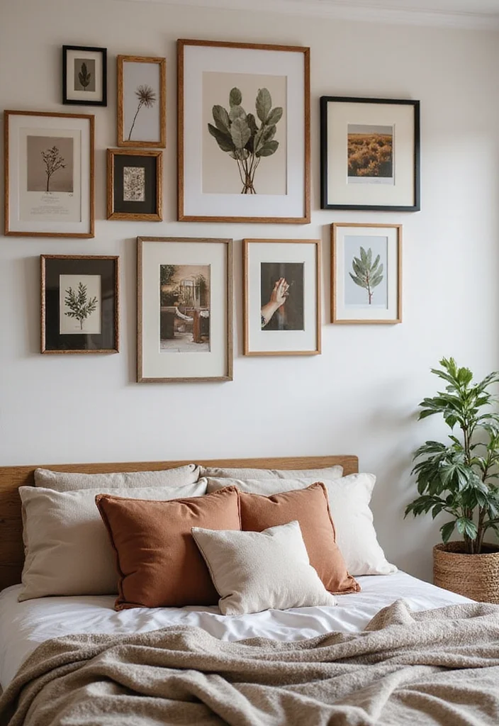 12 Simple Bedroom Decor Ideas for Easy Fresh Stylish Upgrades 45 12 Simple Bedroom Decor Ideas for Easy Fresh Stylish Upgrades 5. Bohemian Art Prints